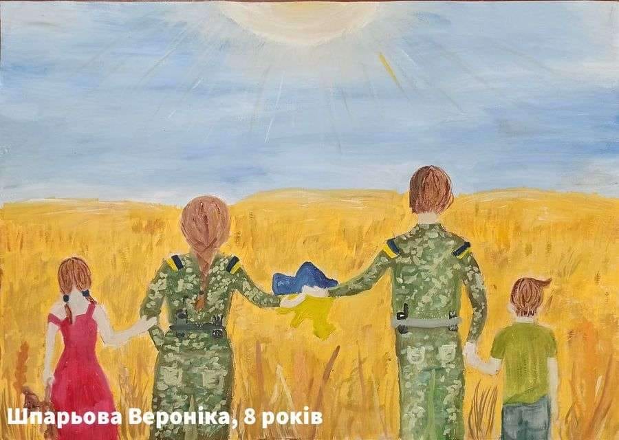 Департамент продовжує патріотичний флешмоб #ЛуганщинацеУкраїна малюнком Шпарьової Вероніки 