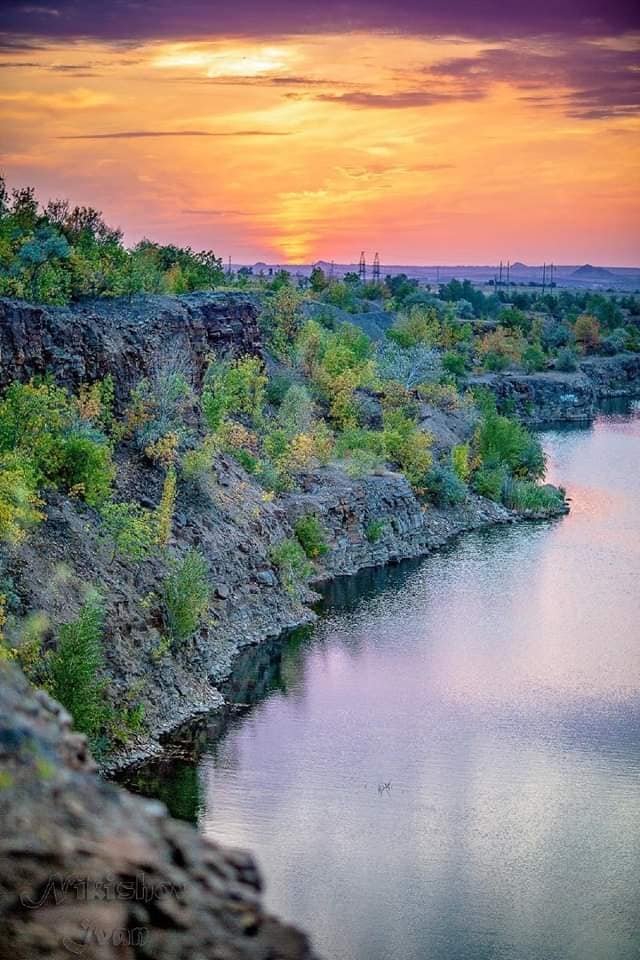 На світлині — кар'єр біля Сорокиного 