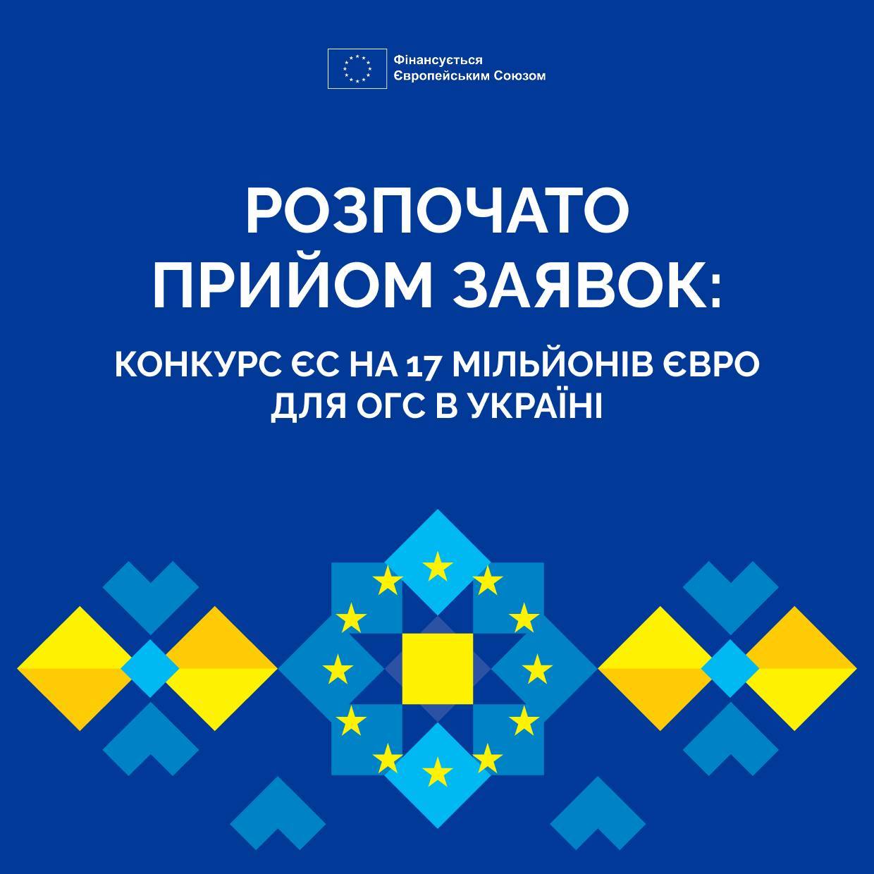 До 29 січня українські ГО по всій Україні запрошуються до участі у грантовому конкурсі 
